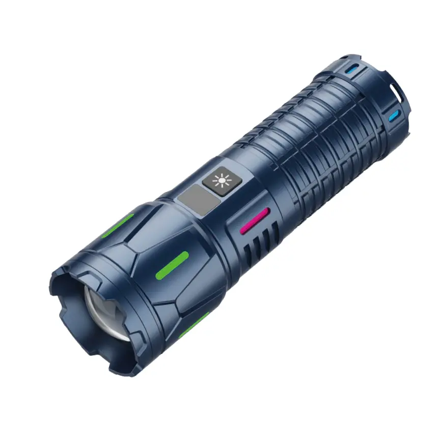 100W LED тактическо фенерче с USB презареждане